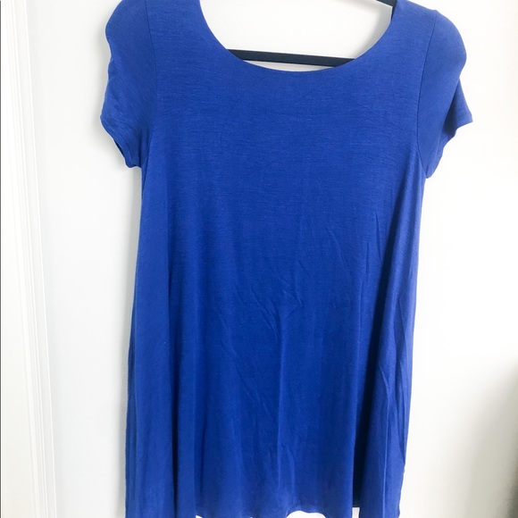 Lulu’s Cobalt Backless Shift Dress - Picture 2 of 7